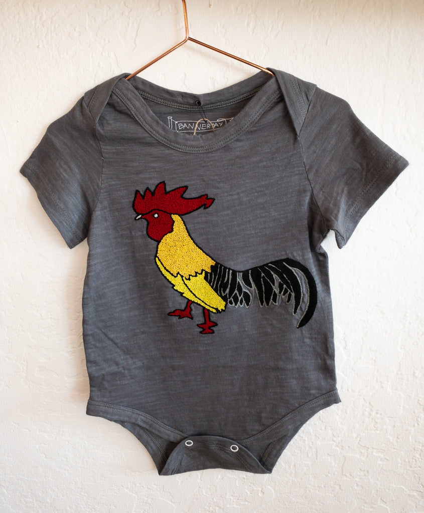 ON THE FARM | ROOSTER | BABY ONESIE
