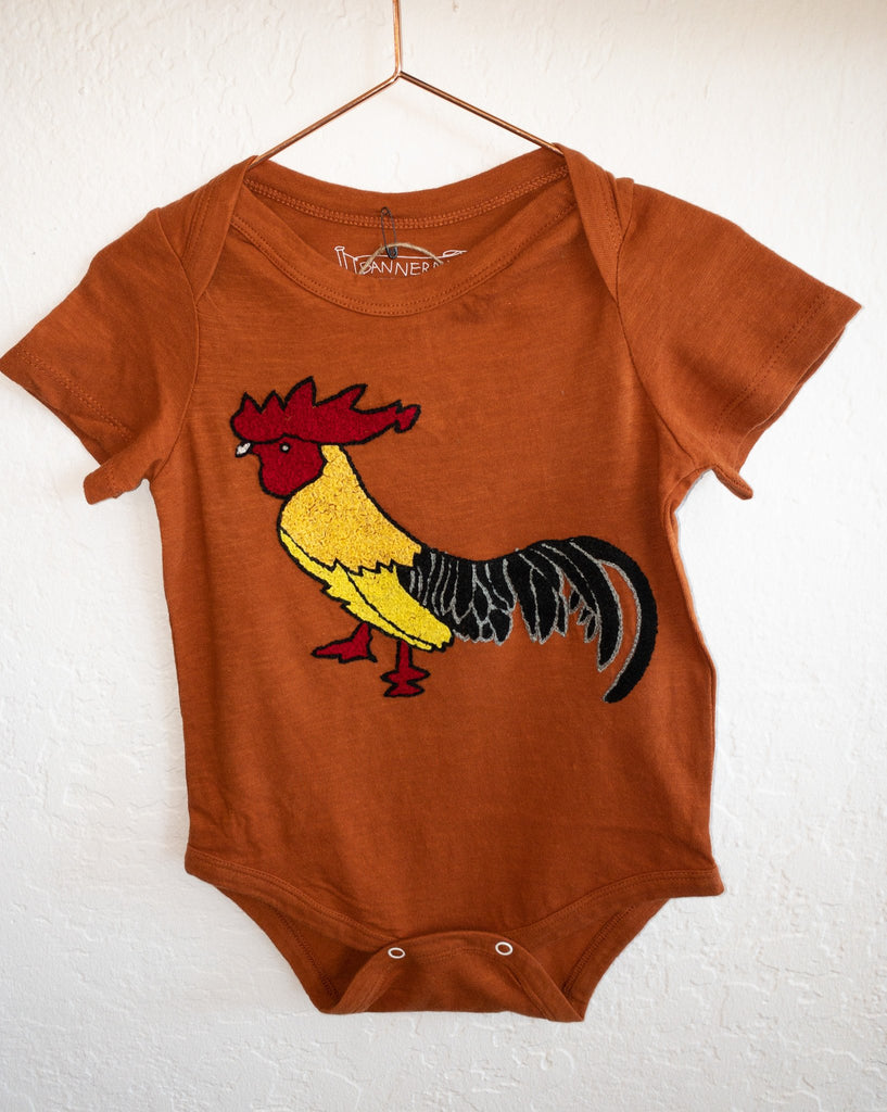 ON THE FARM | ROOSTER | BABY ONESIE